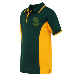 NEW Short Sleeve Polo - Bottle/Gold