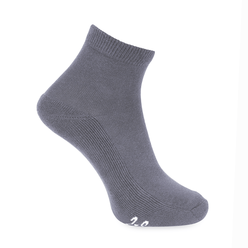 Boys Summer Grey Socks - Twin Pack